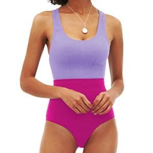 Women Sports One Piece Bikini Swimsuit